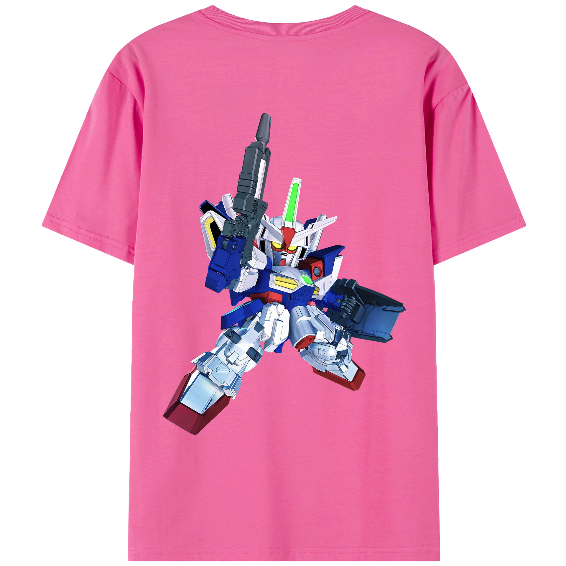 （画像用） 機動戦士ガンダム Mobile Suit Gundam レディース半袖Tシャツ(バックプリント)
